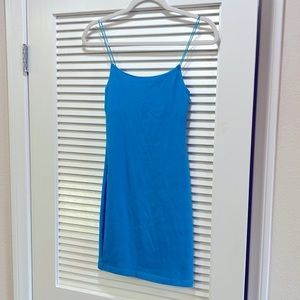 Zara blue tank dress